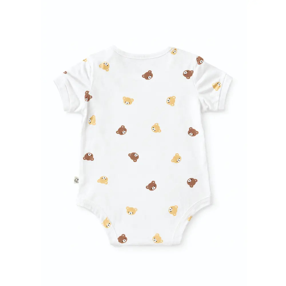 Furr Balls Bear Hugs Baby Organic Short Romper