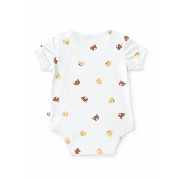Furr Balls Bear Hugs Baby Organic Short Romper
