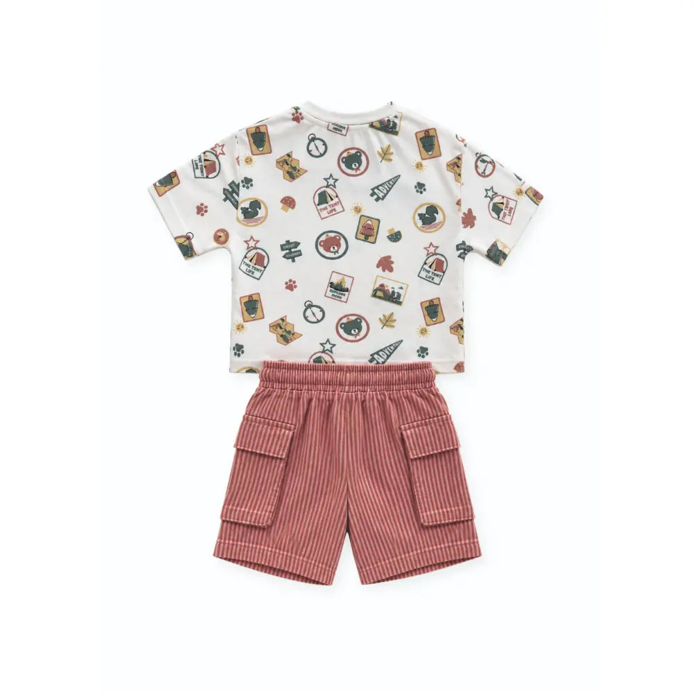 Furr Balls Little Camper Organic Co-ord Set