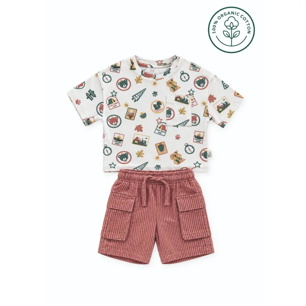 Furr Balls Little Camper Organic Co-ord Set