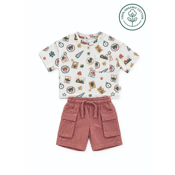 Furr Balls Little Camper Organic Co-ord Set