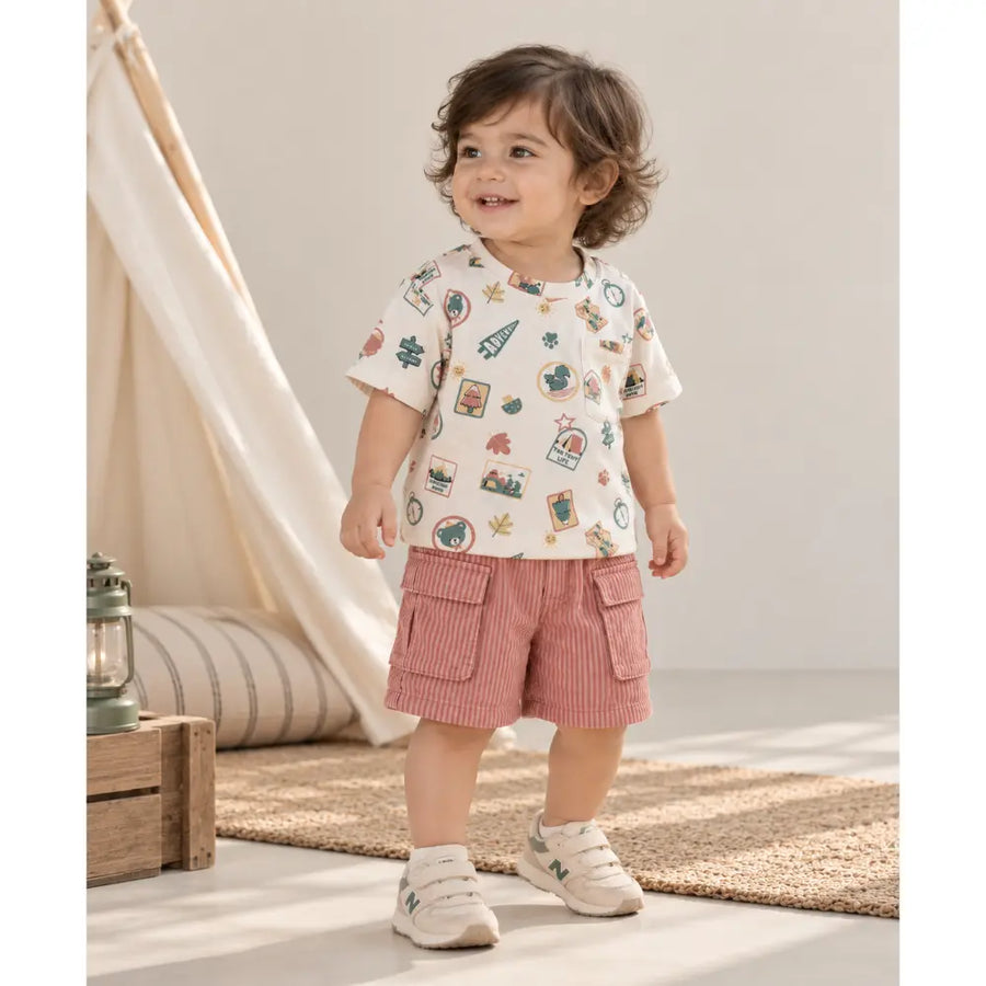 Furr Balls Little Camper Organic Co-ord Set