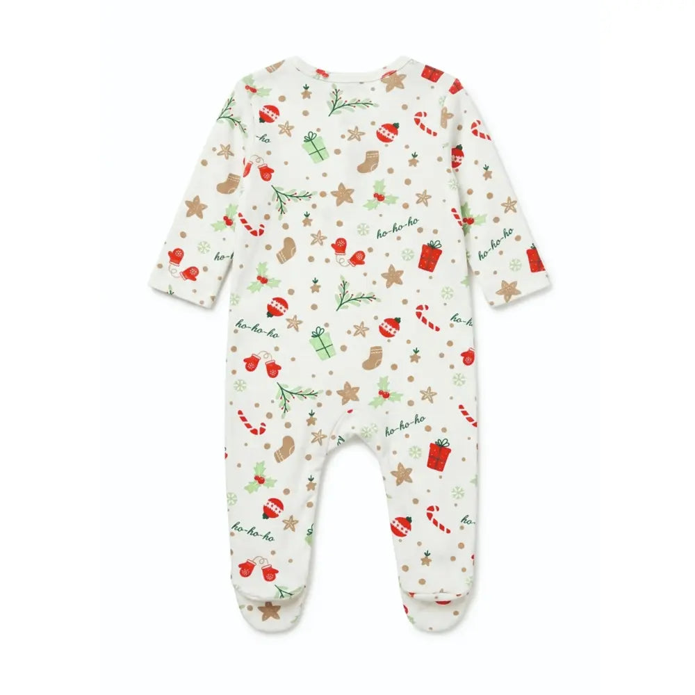 Furr Balls Holly Jolly Snuggle Romper