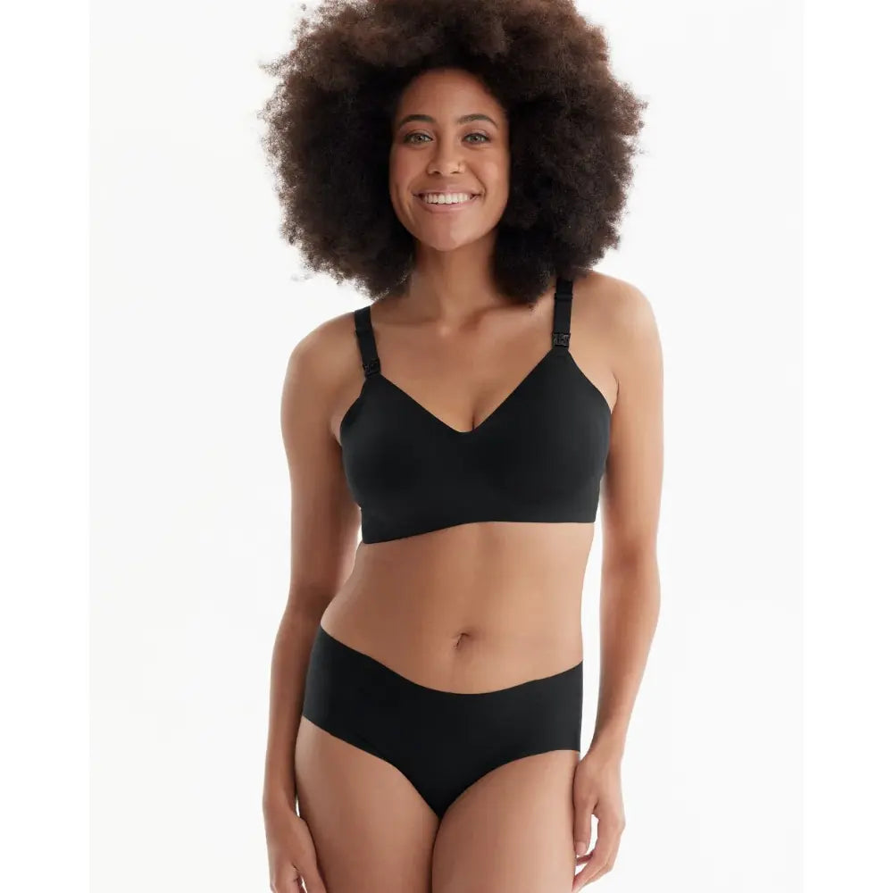 Momcozy Maternity Accessory YN21 Nursing Bra - Black