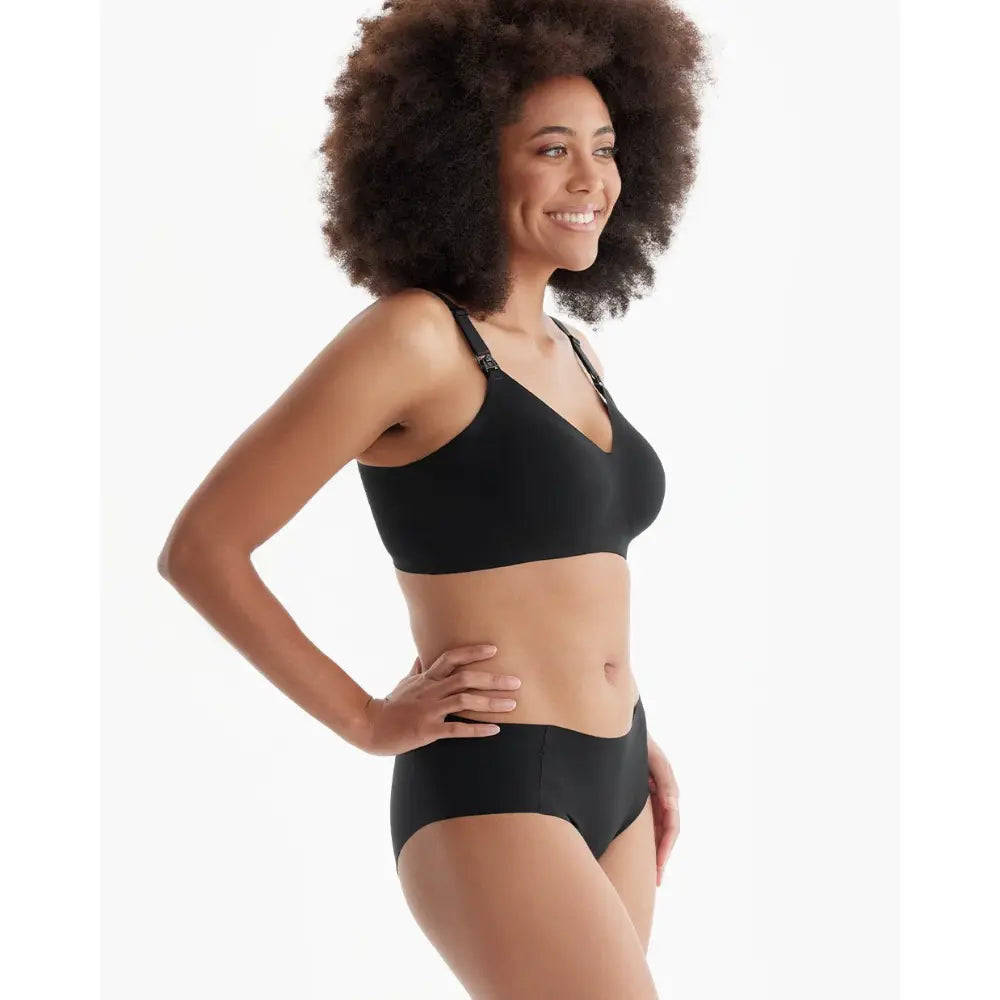 Momcozy Maternity Accessory YN21 Nursing Bra - Black