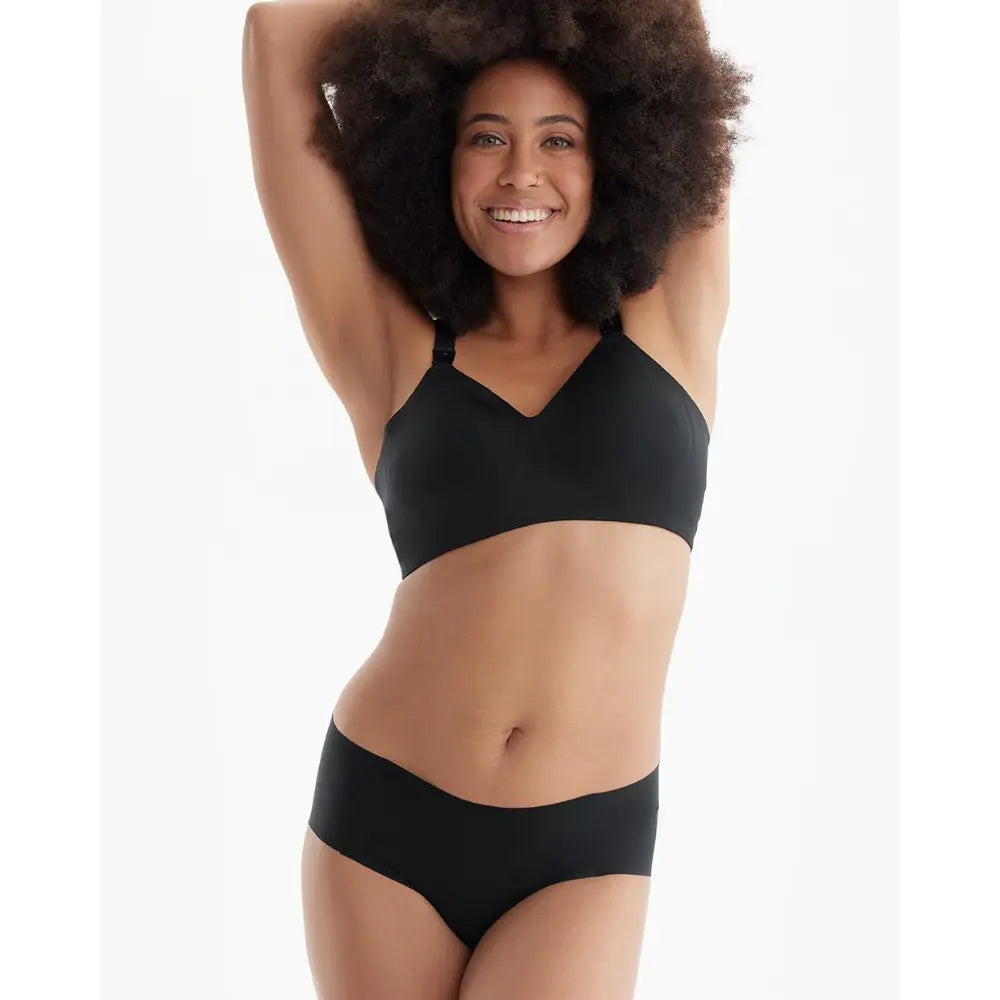 Momcozy Maternity Accessory YN21 Nursing Bra - Black