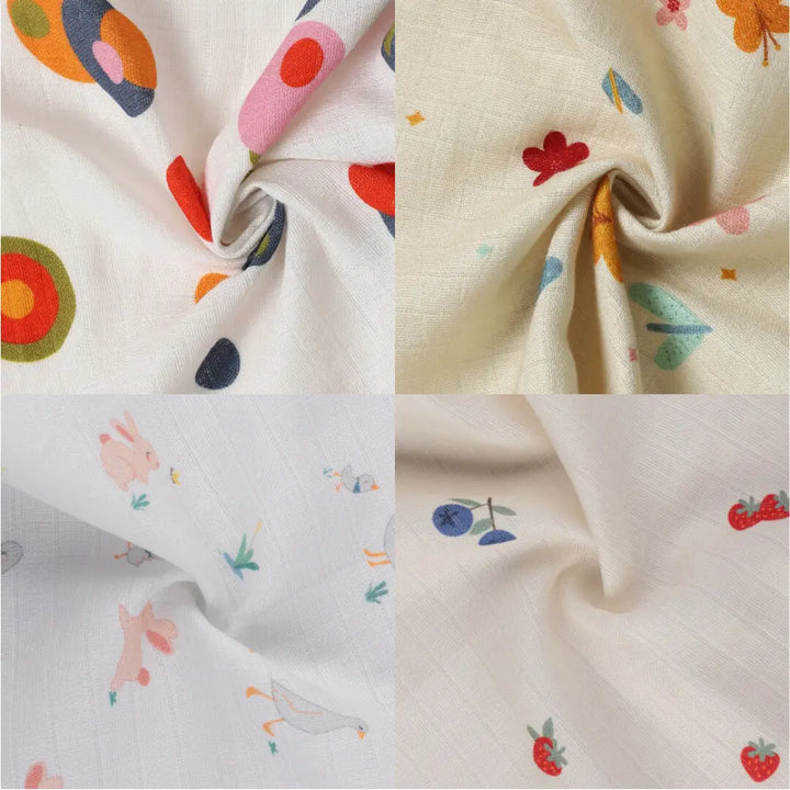 Dulaar Organic Muslin Face Napkin (Set of 4) (0 - 12months)