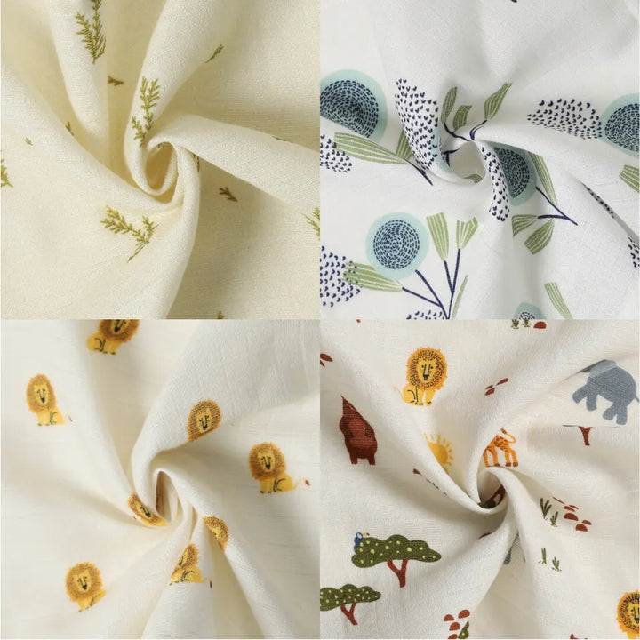 Dulaar Organic Muslin Face Napkin (Set of 4)