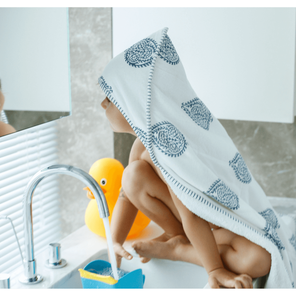 Malabar Baby Block Printed Towel