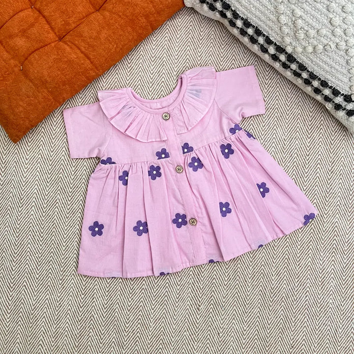 Bhaakur Organic Cotton Frock| Infants and Toddlers| Daisy