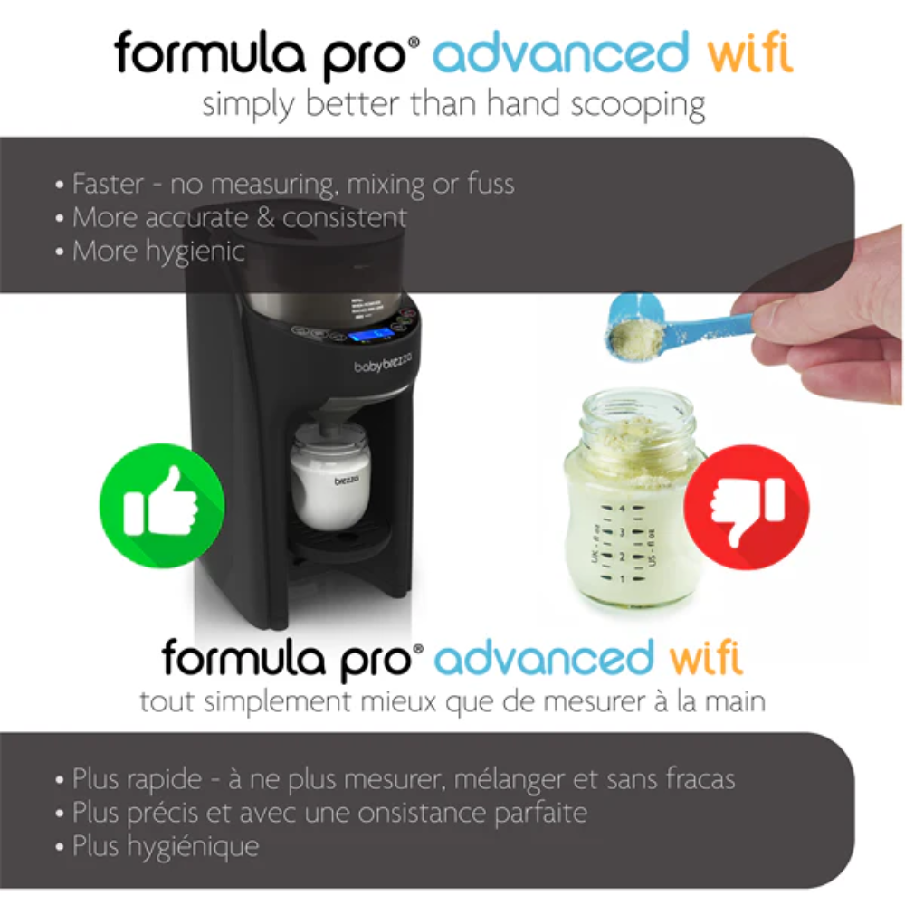 Baby Brezza Formula Pro Advanced with Wifi - Black