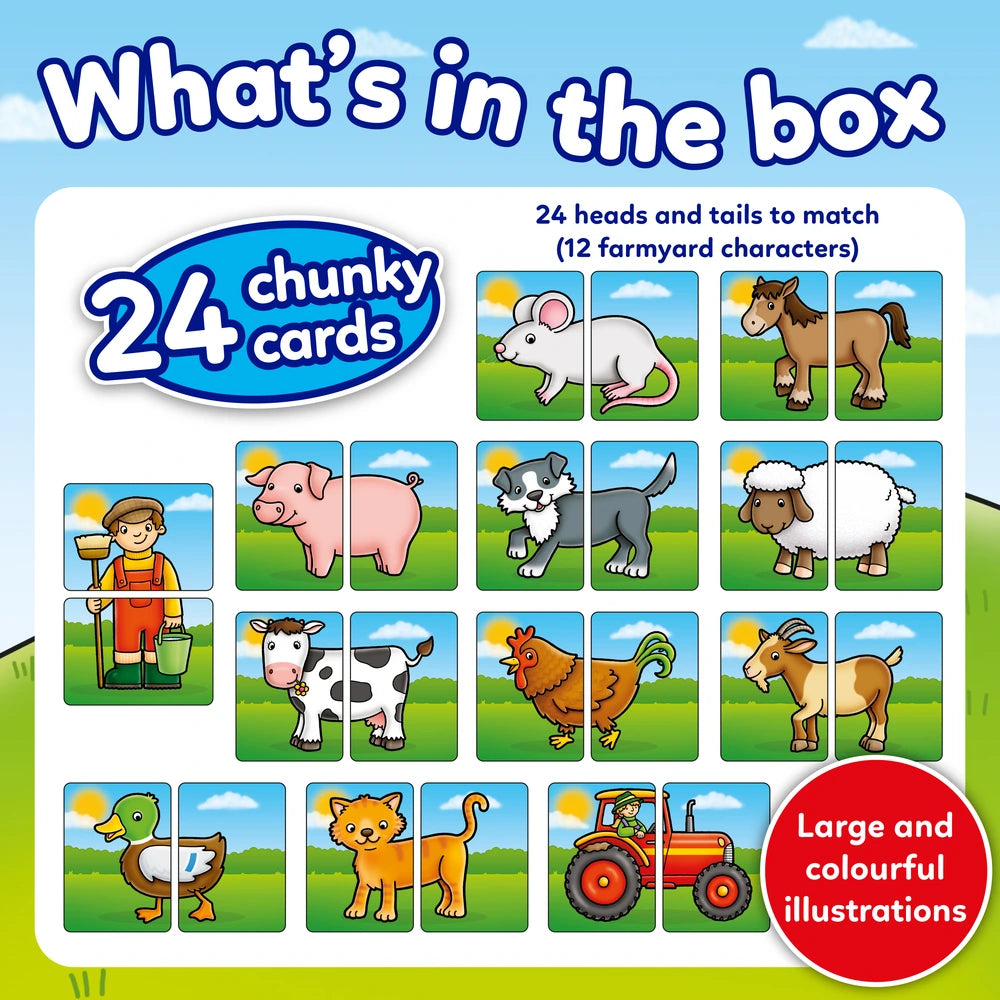 Orchard Toys Farmyard Heads &amp; Tails