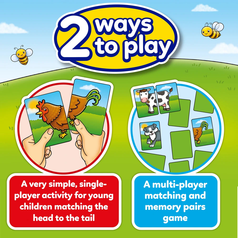 Orchard Toys Farmyard Heads &amp; Tails