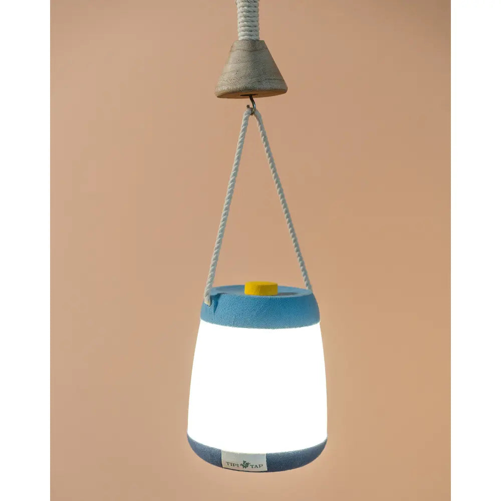 The Tipi Tap Firefly Lantern - Light Blue + Dark Blue
