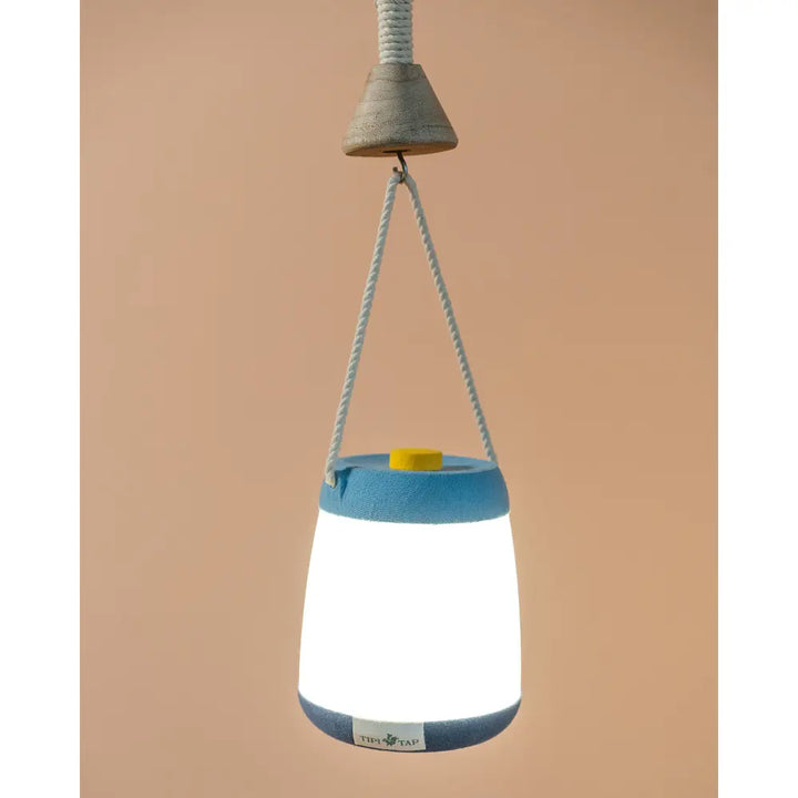 The Tipi Tap Firefly Lantern - Light Blue + Dark Blue