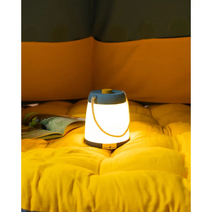 The Tipi Tap Firefly Lantern - Light Blue + Dark Blue