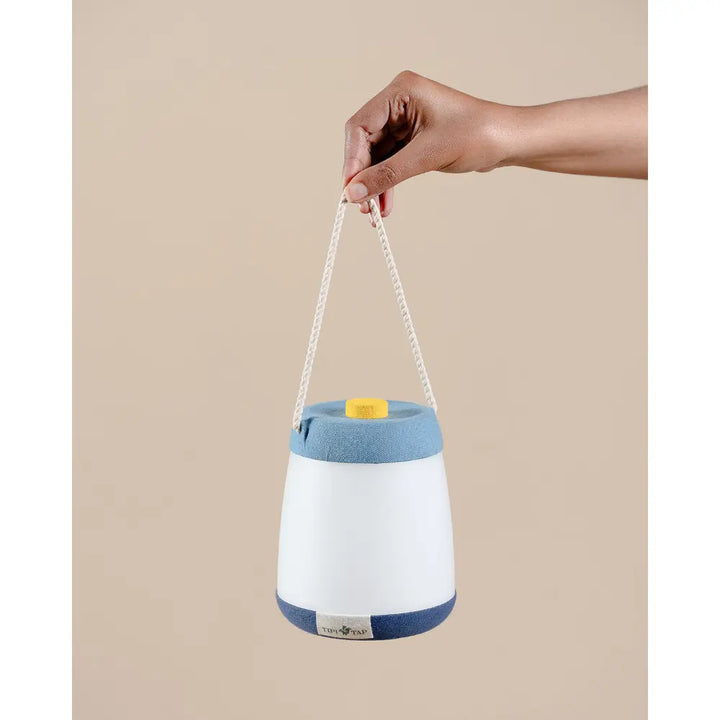 The Tipi Tap Firefly Lantern - Light Blue + Dark Blue