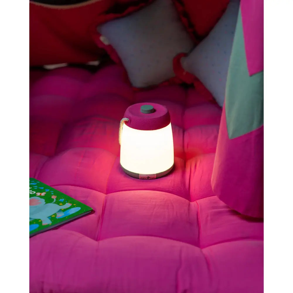 The Tipi Tap Firefly Lantern - Pink + Mint Green