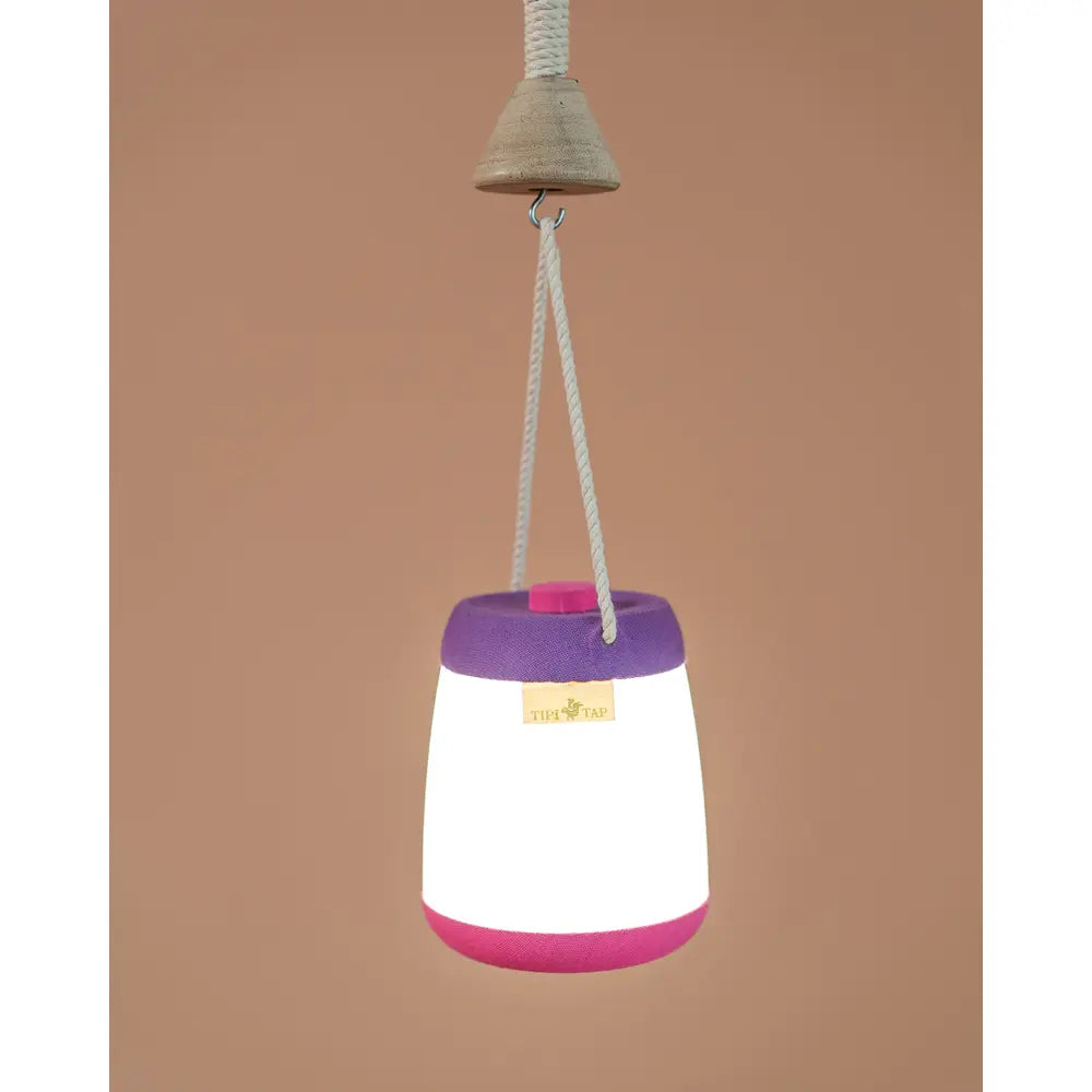 The Tipi Tap Firefly Lantern - Purple + Pink