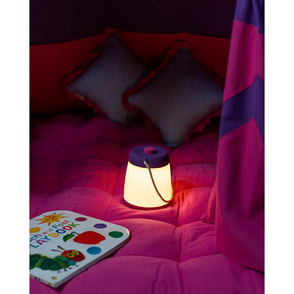 The Tipi Tap Firefly Lantern - Purple + Pink
