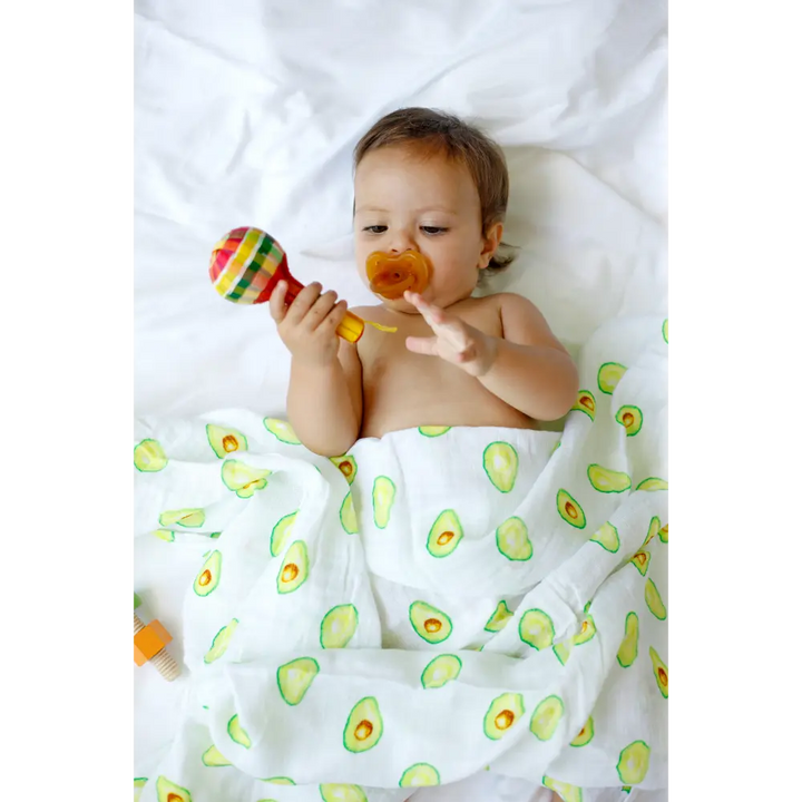 Malabar Baby Organic Muslin Swaddle Blankets (2 Pack) -  First Foods