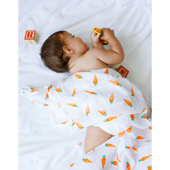 Malabar Baby Organic Muslin Swaddle Blankets (2 Pack) -  First Foods