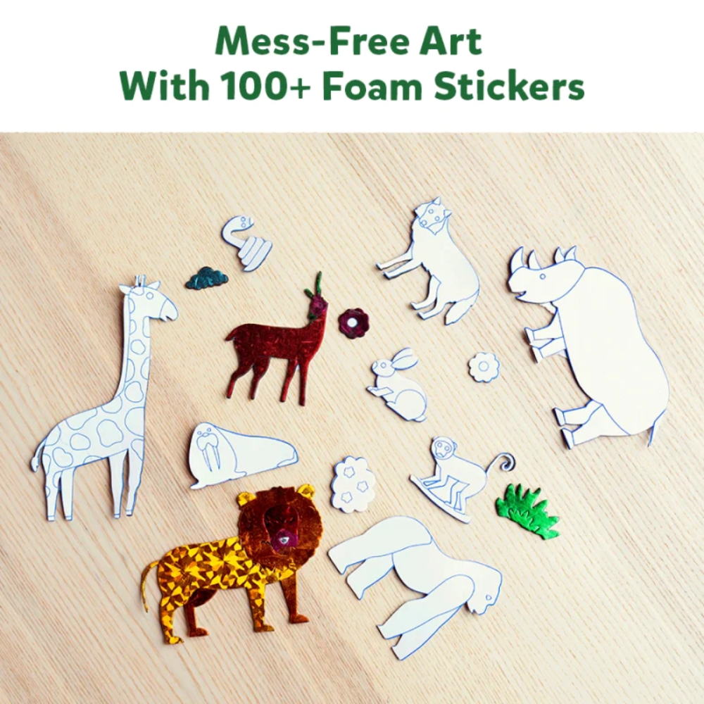 Skillmatics Foil Fun - World of Animals No Mess Art Kit