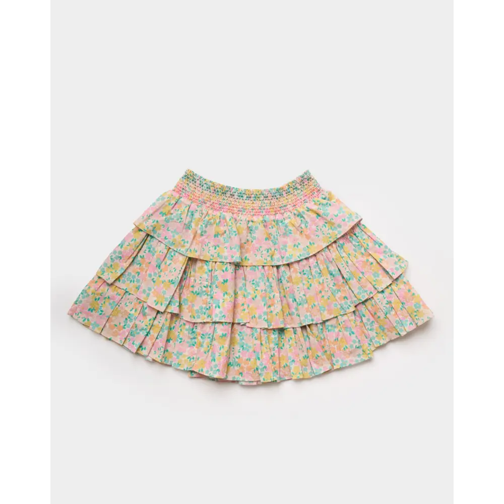 Early Sunday Melissa Skirt - Emma Floral Mint Print