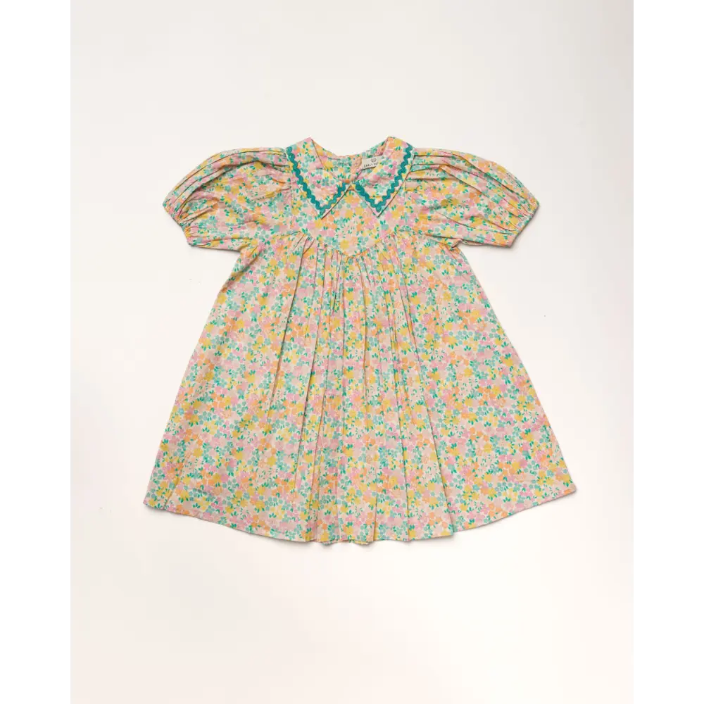 Early Sunday Beth Dress - Emma Floral Mint Print