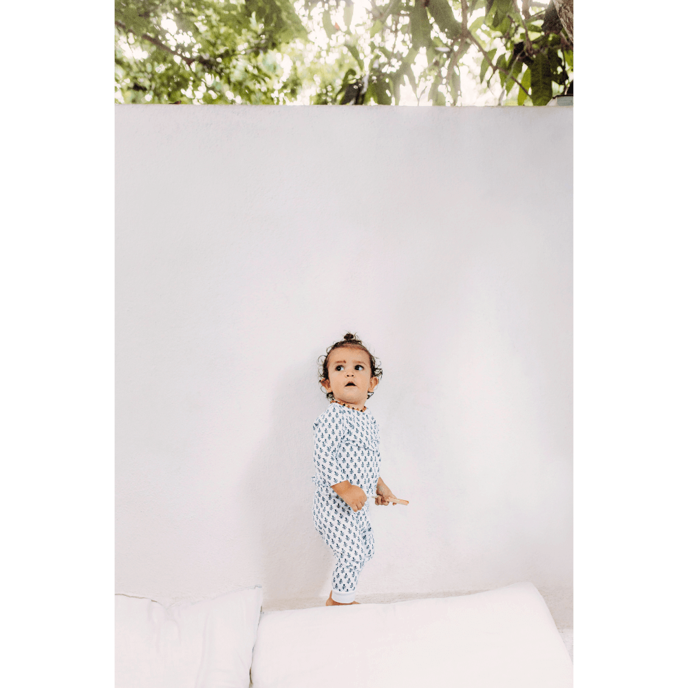 Malabar Baby Fort Blue PJ Set