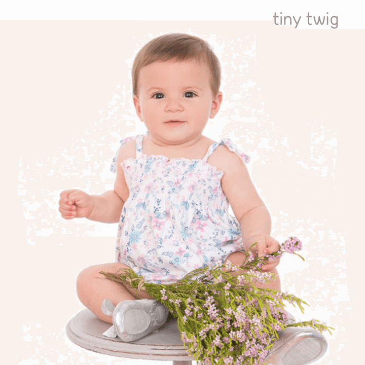 Tiny Twig Frill Top Pretty Petals