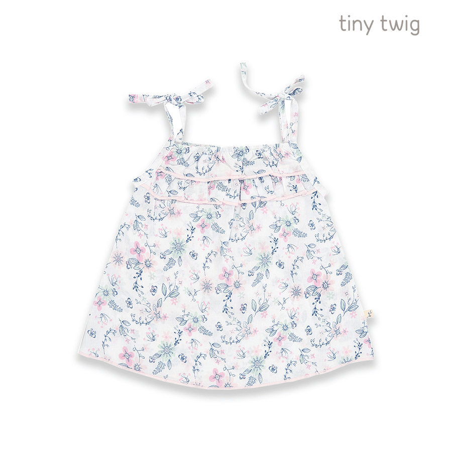 Tiny Twig Frill Top Pretty Petals