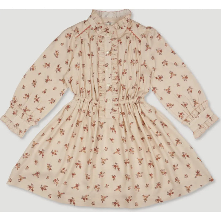 Early Sunday Dawn Dress - Ditsy Bouquet Cream print - 03Y