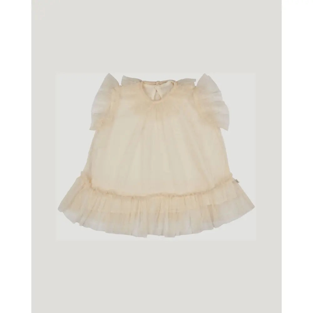 Early Sunday Aurelia Dress - Hazelnut Cream - 04Y