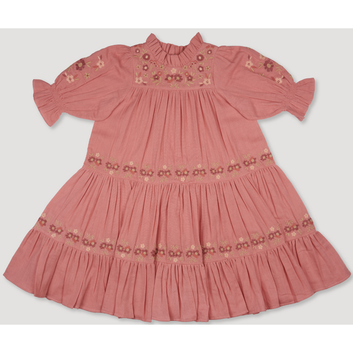Early Sunday Lilly Dress - Rose - 03Y