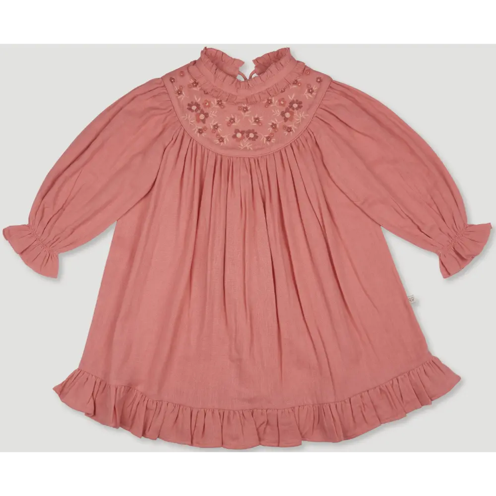 Early Sunday Penelope Dress - Rose - 05Y