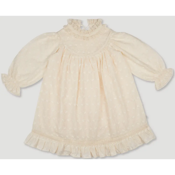 Early Sunday Penelope Dress - Hazelnut Cream - 03Y