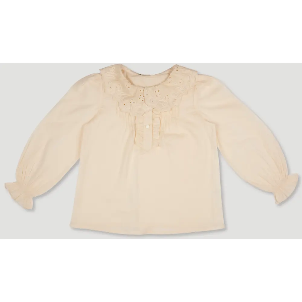 Early Sunday Julianne Blouse - Hazelnut Cream - 02Y