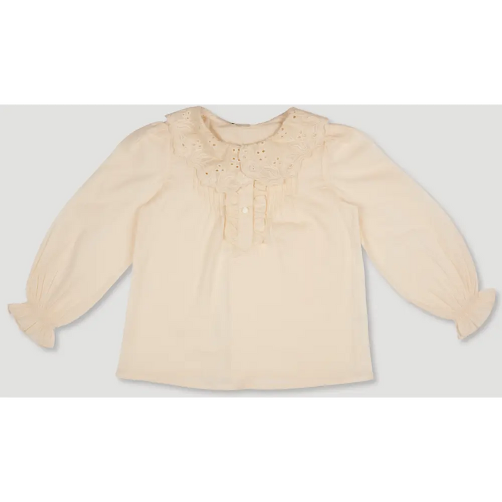 Early Sunday Julianne Blouse - Hazelnut Cream - 02Y