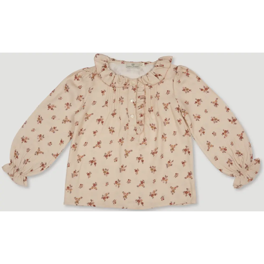 Early Sunday Julianne Blouse - Ditsy Bouquet Cream print - 03Y