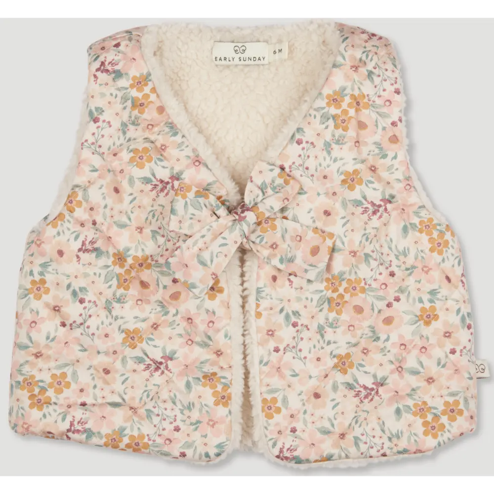 Early Sunday Jilly Gilet - Floral print