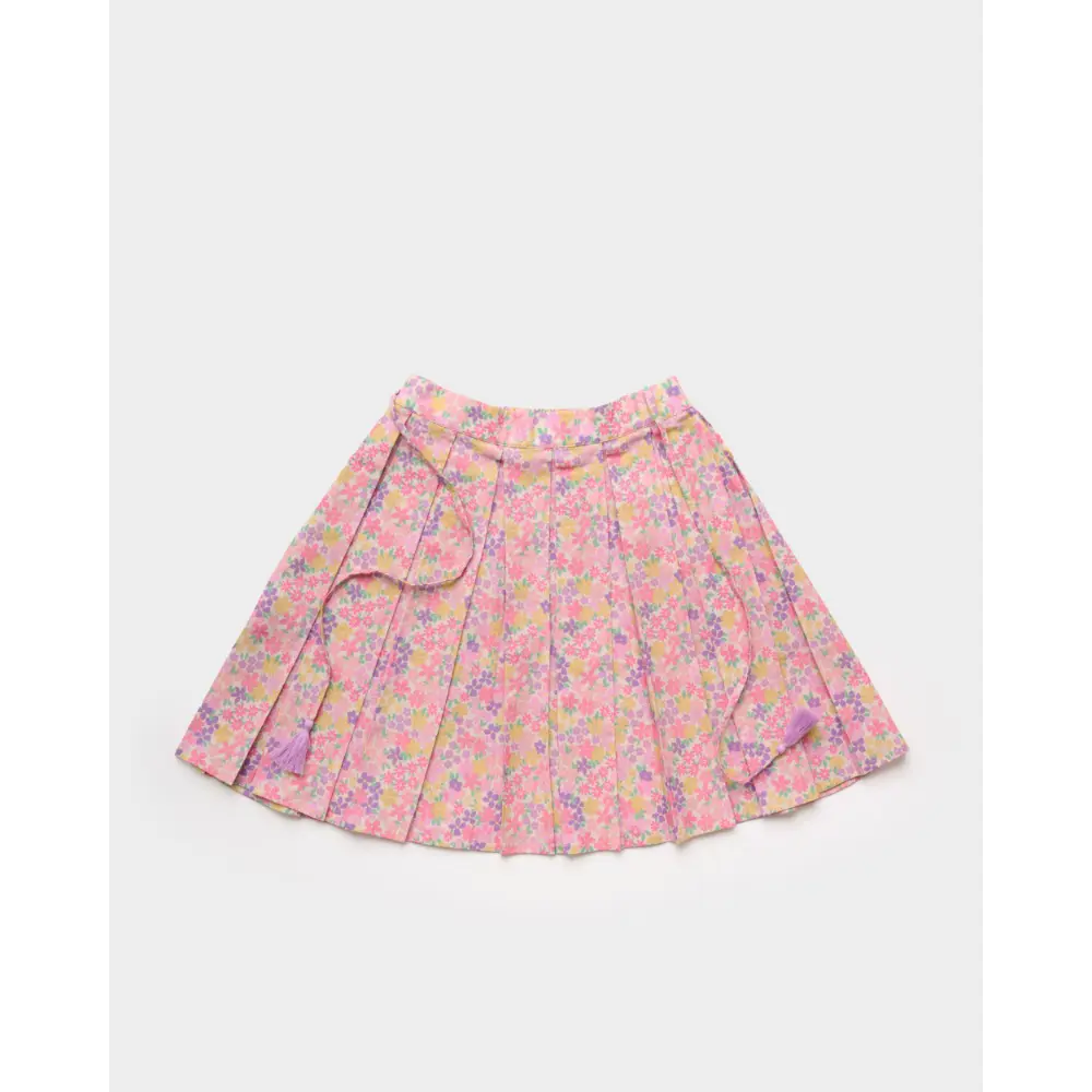 Early Sunday Ruth Skirt - Emma Floral Purple Print