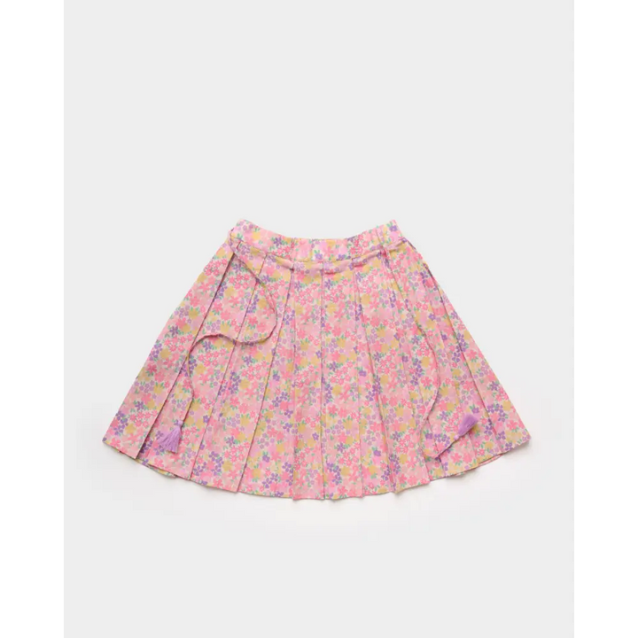 Early Sunday Ruth Skirt - Emma Floral Purple Print