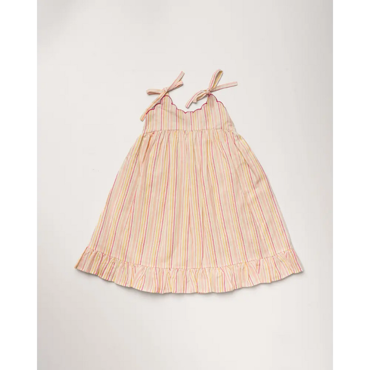 Early Sunday Alena Dress - Pink Strips Print