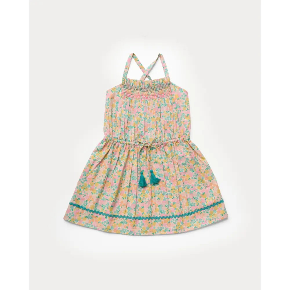 Early Sunday Alisson Dress - Emma Floral Mint Print