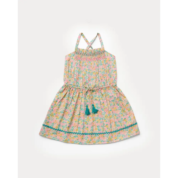Early Sunday Alisson Dress - Emma Floral Mint Print