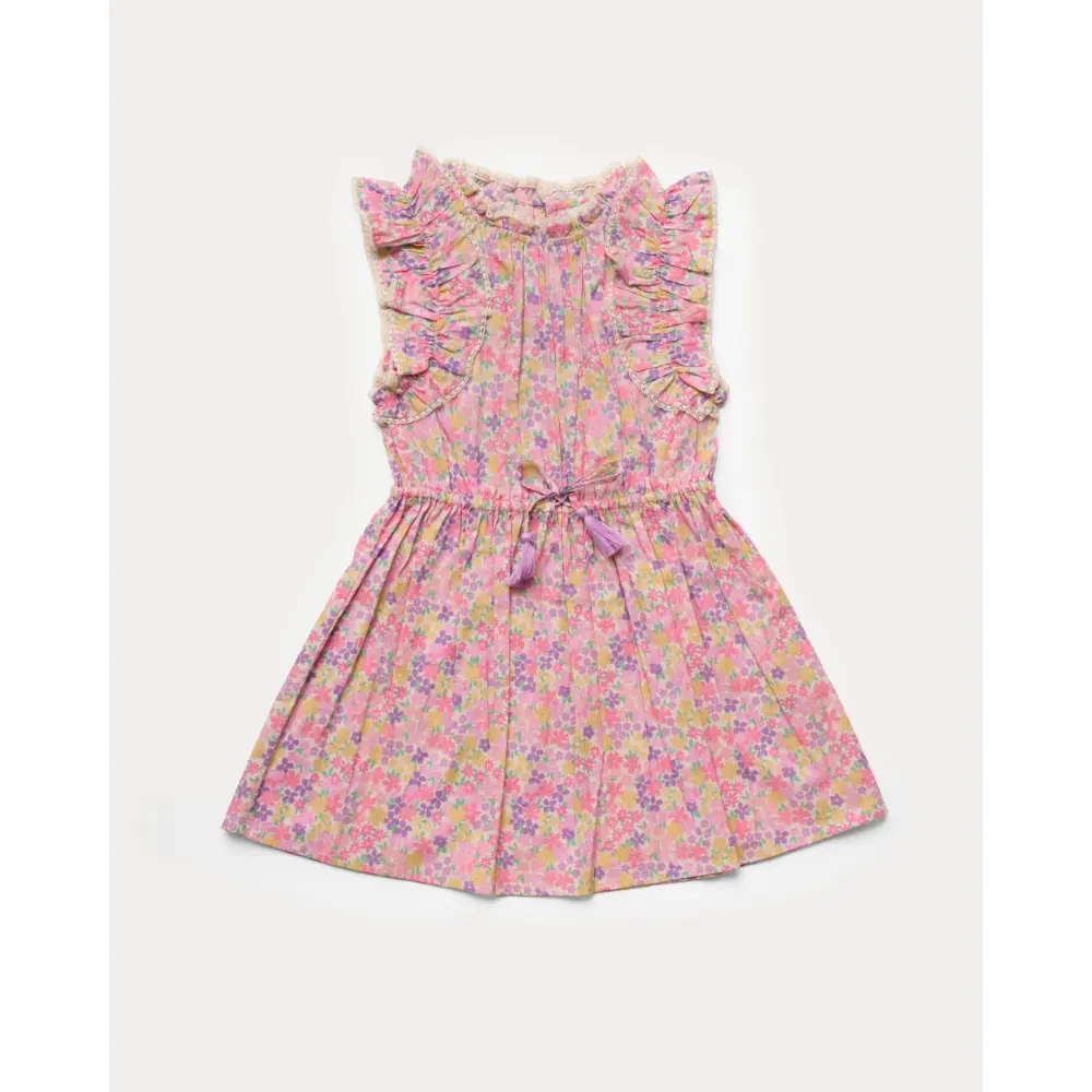 Early Sunday Florence Dress - Emma Floral Purple Print