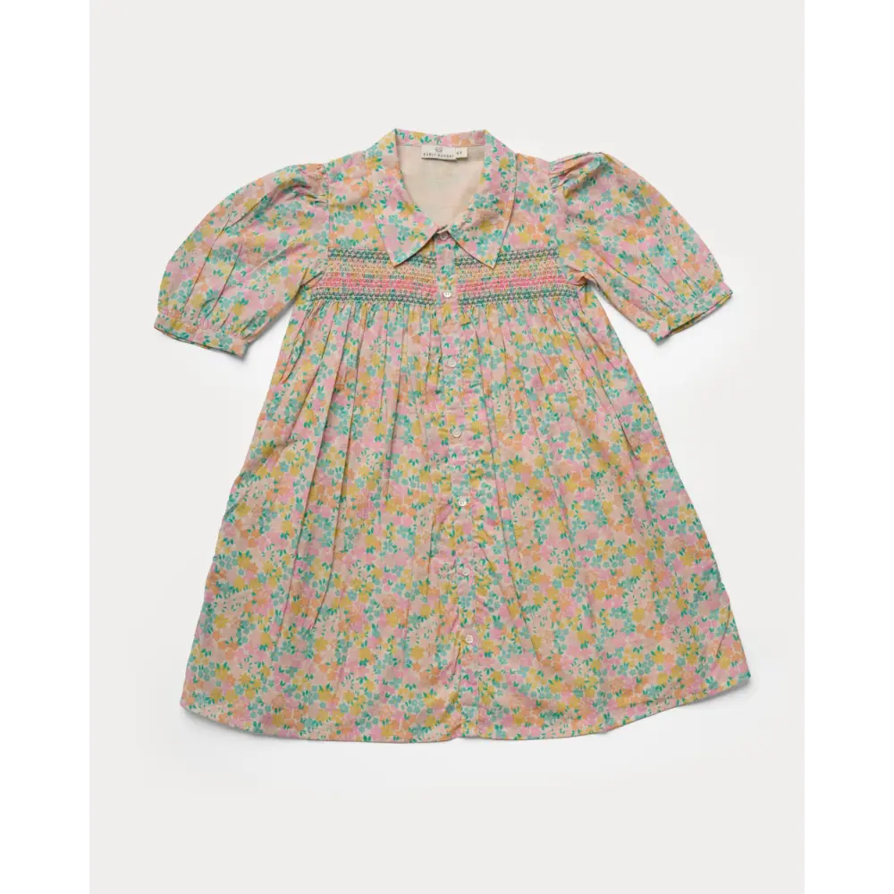 Early Sunday Jane Dress - Emma Floral Mint Print