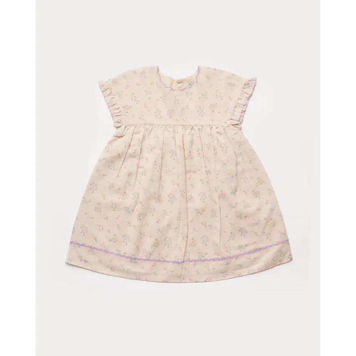 Early Sunday Lila Dress - Painted Bouquet Print
