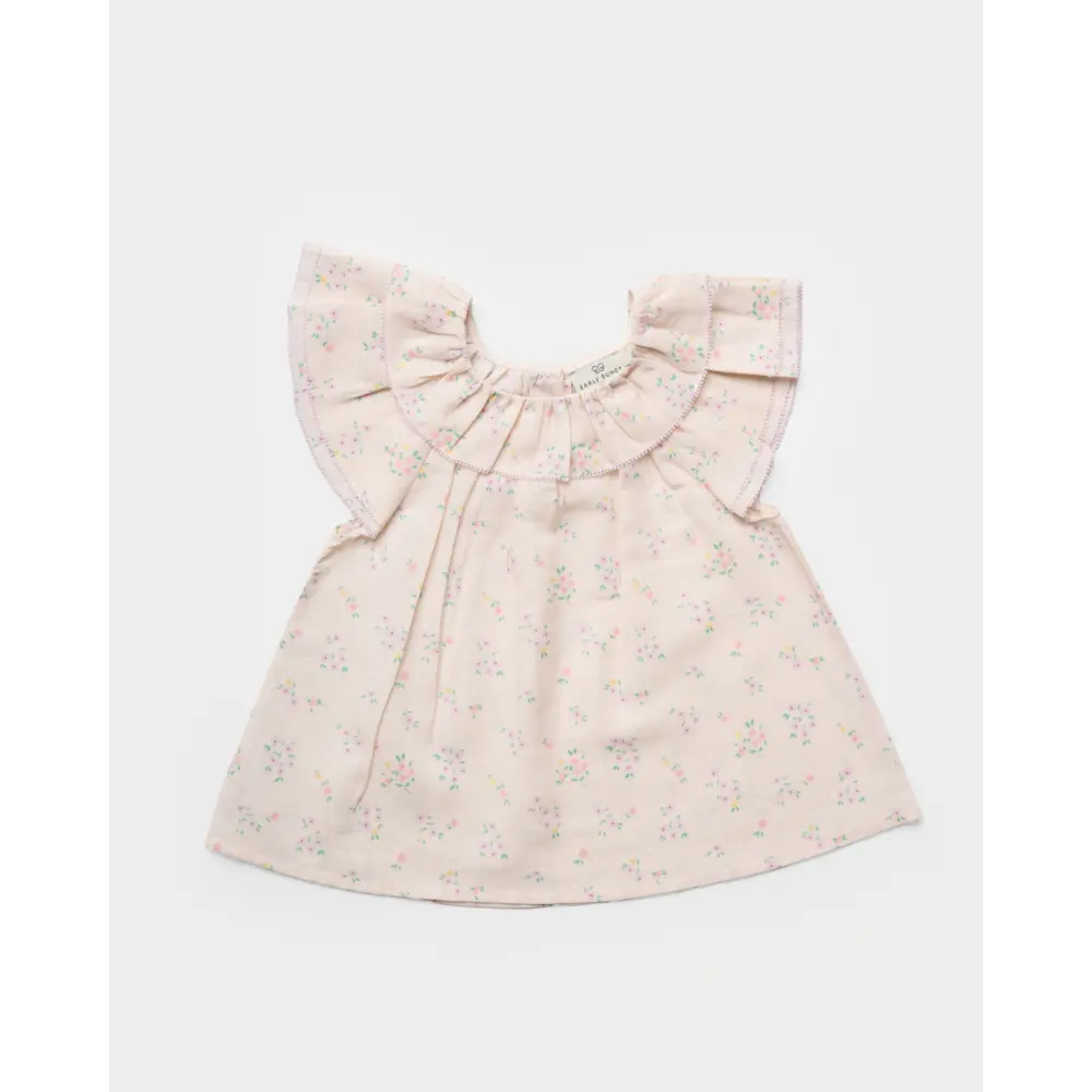Early Sunday Lola Blouse - Painted Bouquet Print